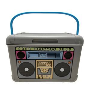 HORIZON GROUP Plastic Lidded Toy Caddy Cassette Player Design